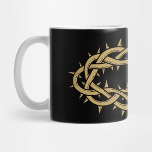 The crown of thorns is a symbol of the suffering of Jesus Christ Mug